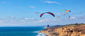 Paragliding at the Torrey Pines Gliderport