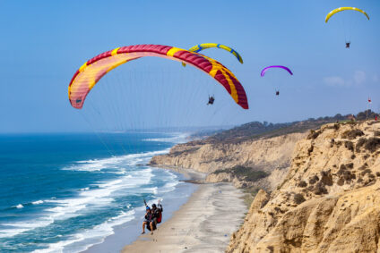 Tandem Paragliding at the Torrey Pines Gliderport