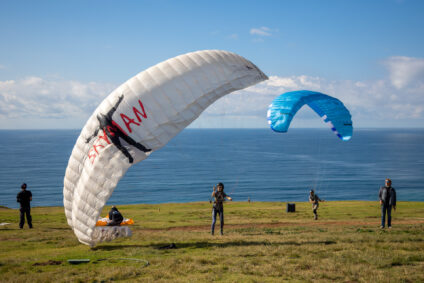 Paragliding at the Torrey Pines Gliderport